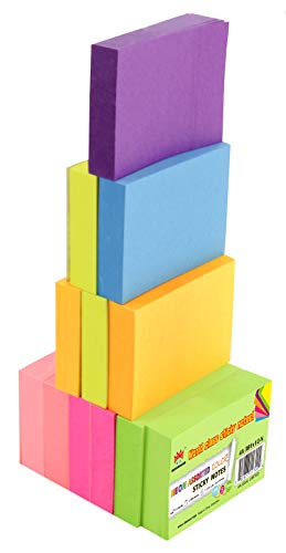 4A Sticky Notes1 12 x 2 InchesSmall SizeThe Adhesive On Shorter SideCanary YellowSelfStick Notes100 SheetsPad24 PadsBox4A 301x24Y