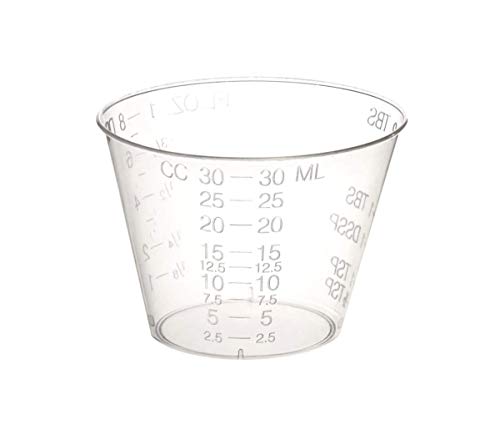 400 Epoxy Resin Mixing Cups 1 Ounce Graduated Plastic