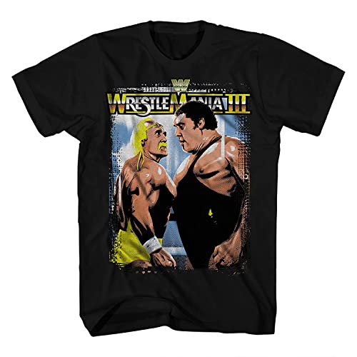 WWE Hulk Vs Andre Shirt  Wrestlemania 3  Mens World Wrestling Champion TShirt