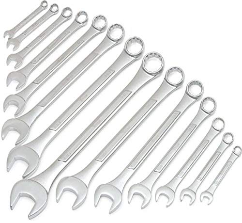 Sae Raised Panel Wrench Set 14 Piece by Titan Tools 17329