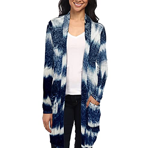 Womens AllSeason Cardigan with Lightweight Drapey Open Front and Convenient Pockets