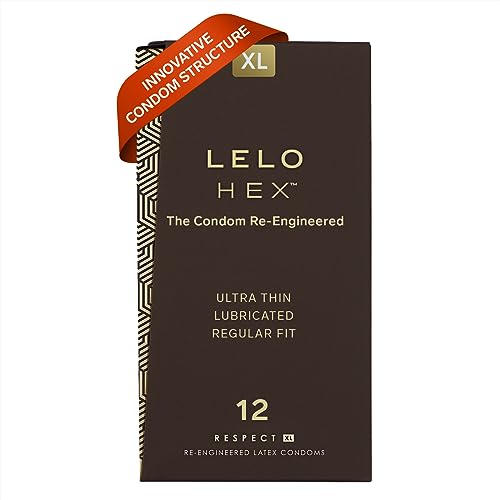 Lelo 77078 Hex Respect Xl Condoms 3 Pack