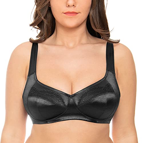 Wingslove Women39s Minimizer Wireless Full Coverage Balconette Bra Unlined Plus Size Bra