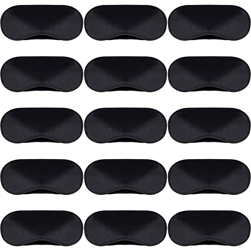 100 Pack Eye Mask Disposable Blindfolds for Games with Nose Pad Soft Eye Cover Party Pack Sleep Eye Masks Eye Shade Mask Women Men Kids Black