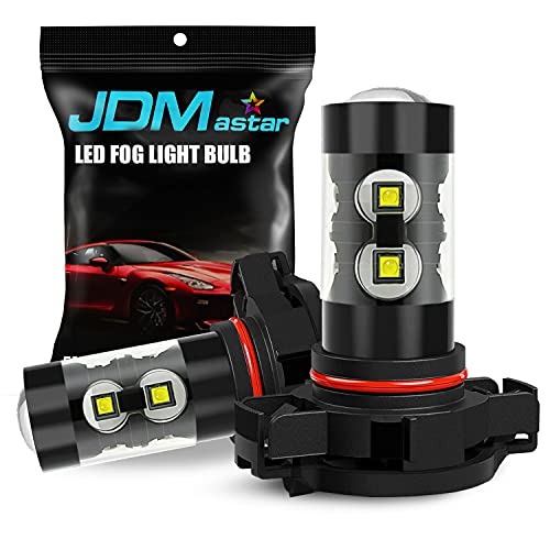 JDM ASTAR Bright White Max 50W High Power 2504 PSX24W LED Fog Light Bulbs