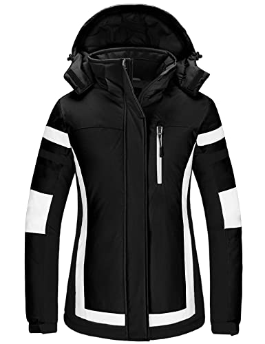 Wantdo Women39s Mountain Waterproof Ski Jacket Winter Snow Coat Windproof Snowboarding Jackets