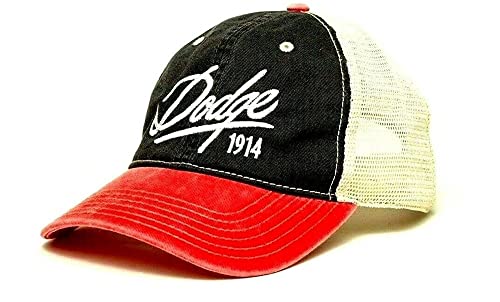 Dodge 1914 Garment Washed Snapback Hat for Men