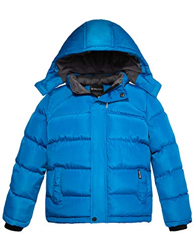 Stylish and Functional Boys Puffer Jacket for Cold Weather with Removable Hood