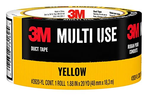 3M 3920BK Multi Use Colored Duct Tape 20 Yards Black