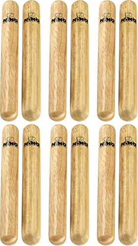 The Meinl Percussion Kids Wood Clave Set with 6 Get 1 Pair Free NOT Made in China is ideal for percussion lessons in the classroom or at home It comes with a 2year warranty