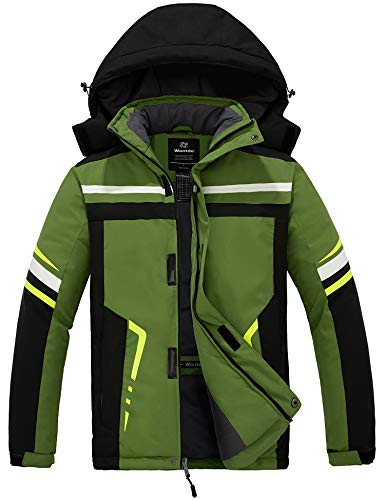 Wantdo Men39s Windproof Snowboarding Jacket Mountain Waterproof Ski Jacket Warm Winter Snow Coat