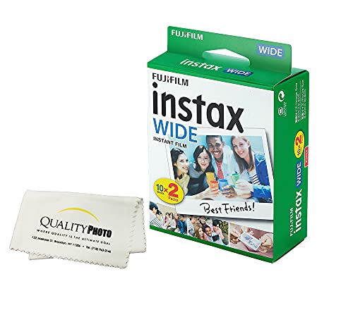 Fujifilm instax Wide Instant Film 2 Pack 20 Exposures for use with Fujifilm instax Wide 300 200 and 210 Cameras 