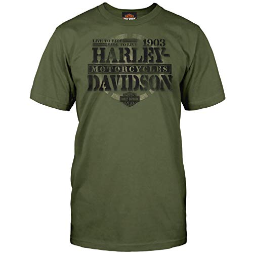 HarleyDavidson Military  Men39s Graphic ShortSleeve Tee  Overseas Tour  Honor