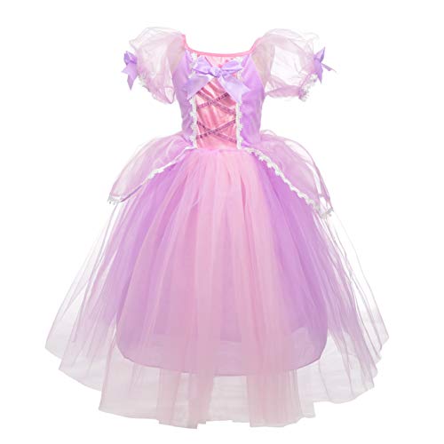 Dressy Daisy Princess Fancy Dress Up Costumes Halloween Birthday Party Outfit Purple Gown Size 512