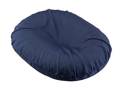 Tailbone Cushion for Coccyx Surgery Pressure Sores and Sciatic Pain Relief the BodyHealt Donut Pillow Cushioned Donut Seat Support 18 Inch Navy Safe for Pregnancy and Postpartum Use