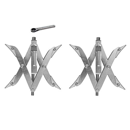 Polestar XXChock Stabilizer for TandemAxle Trailers 2 Pack  Manual or Drill Power  10201099