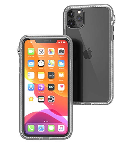 Catalyst  Case for iPhone 11 Pro Max Case with Clear Back Heavy Duty 10ft Drop Proof Truss Cushioning System Rotating Mute Switch Toggle Compatible with Wireless Charging Lanyard Included  Red