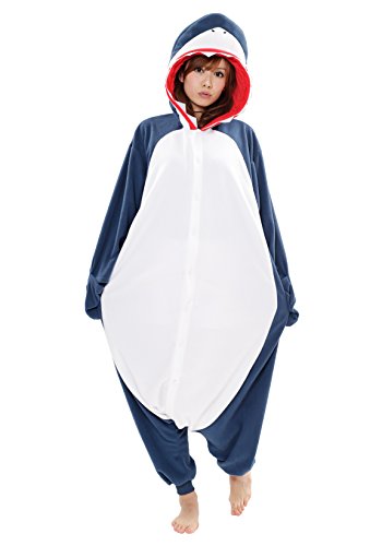 SAZAC Shark Kigurumi  Onesie Jumpsuit Halloween Costume