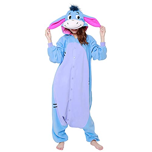 Onesie Jumpsuit Eeyore Kigurumi Adult by SAZAC for Halloween