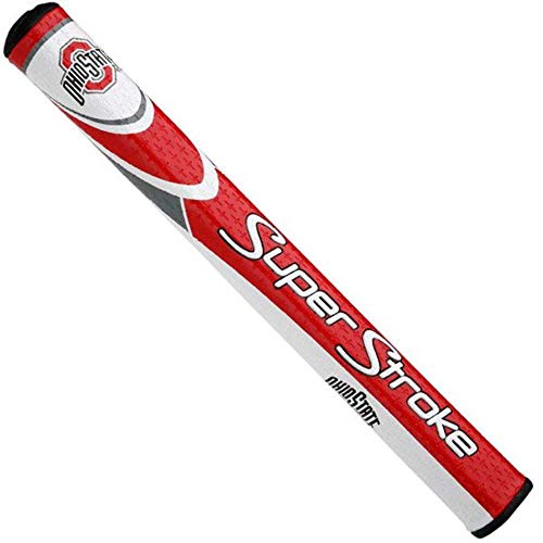 SuperStroke NCAA Golf Putter Grip Mid Slim 20 CrossTraction Surface Texture and Oversized Profile Even Grip Pressure for a More Consistent Stroke NonSlip Grip