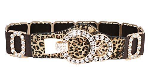 Stretch Belt for Women Luxury with Rhinestone Amiveil Stretch Waist Belts 