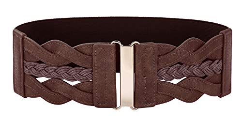 GRACE KARIN Women39s Elastic Vintage Belt Stretchy Retro Wide Waist Cinch Belt