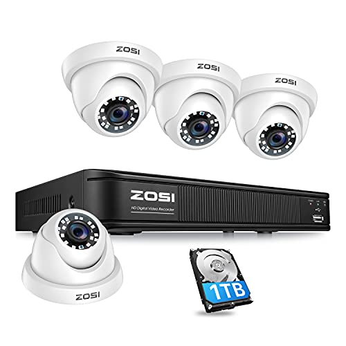 ZOSI 4K 16CH PoE Security Camera System 12 x 8MP PoE IP Camera Outdoor Indoor with Starlight Color Night Vision Human Detection Light Alarm 4K 16CH H265 NVR with 4TB HDD for 247 Audio Recording