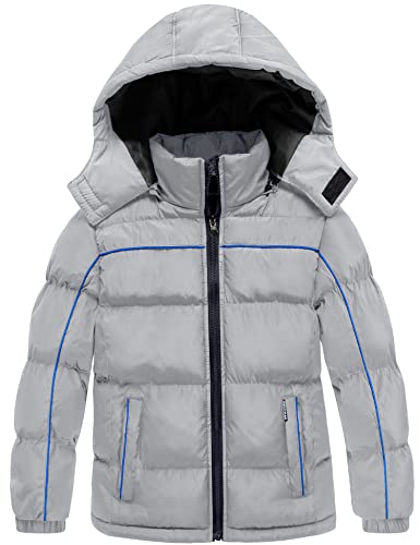 Wantdo Boy39s Warm Winter Coat Waterproof Down Parka Thicken Filling Puffer Jacket with Hood