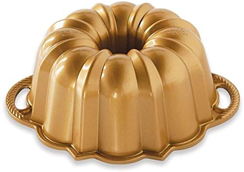 6 Cup Anniversary Bundt Cake Gold by Nordic Ware