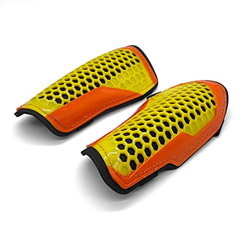 Silfrae Soccer Shin Guards Adjustable Leg Pads Impact Resistance Child and Adult 1Pair