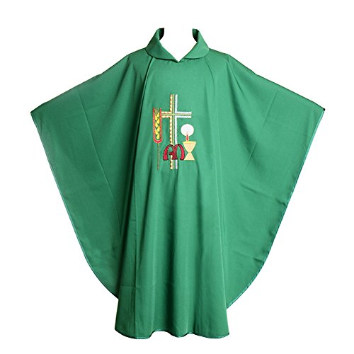 Priests Green Chasuble with Vestments