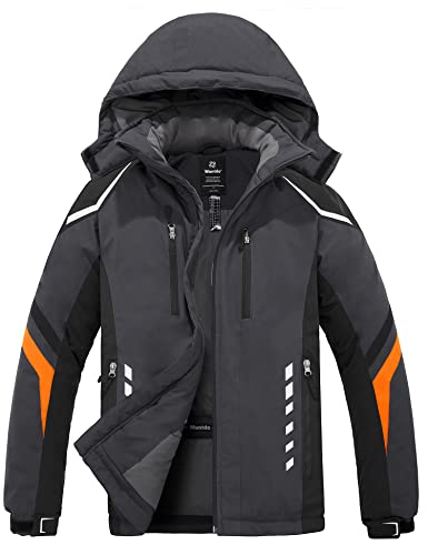 Wantdo Men39s Mountain Waterproof Ski Jacket Warm Winter Snow Coat Windproof Raincoat Outdoor Windbreaker