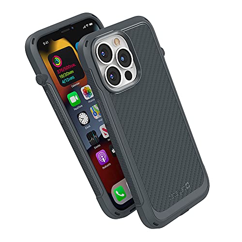 Catalyst iPhone 13 Pro Case Vibe Series Compatible with MagSafe Drop Proof Protection Slim Case Design with Lanyard Stealth Black