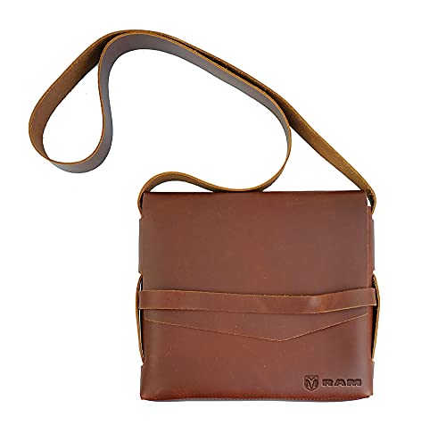 Ram Trucks Scout Leather Satchel  Saddle