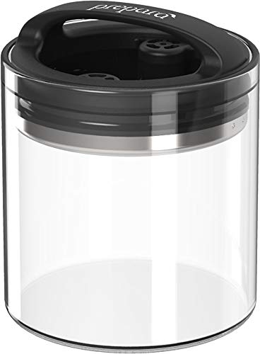 Small Prepara Evak Container with Gloss Black Handle for Storage