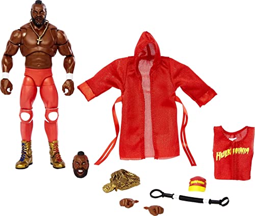 WWE Ultimate Edition Action Figure 6inch Collectible with Interchangeable Entrance Gear Extra Heads  Swappable Hands for Ages 8 Years Old  Up