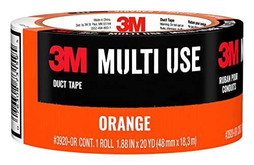 3M 3920BK Multi Use Colored Duct Tape 20 Yards Black