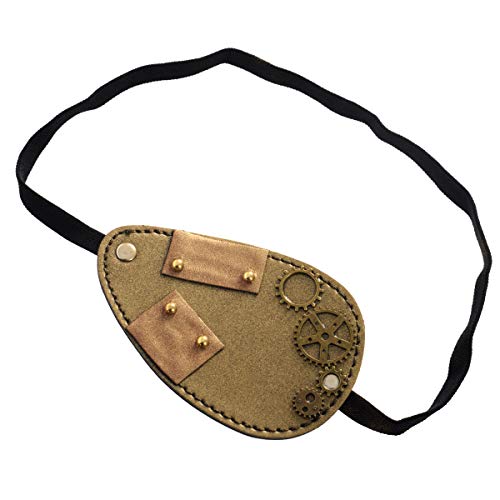 BLESSUME Steampunk Pirate Eyepatch Decorative Costume Accessory