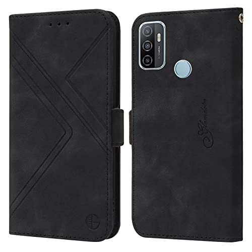 ALILANG Case for Samsung Galaxy A33 5G Wallet Case with RFID Blocking Credit Card Holder Stand Magnetic Flip Book PU Leather Cover Case for Samsung A33 5G Phone CaseBlack