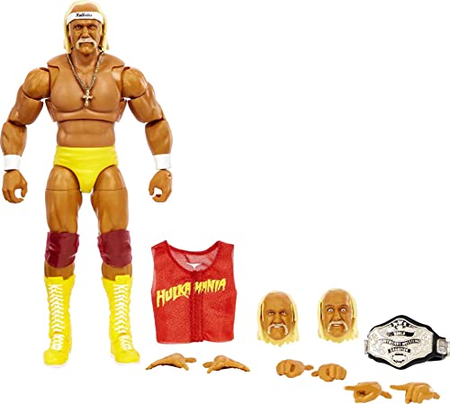 WWE Ultimate Edition Action Figure 6inch Collectible with Interchangeable Entrance Gear Extra Heads  Swappable Hands for Ages 8 Years Old  Up