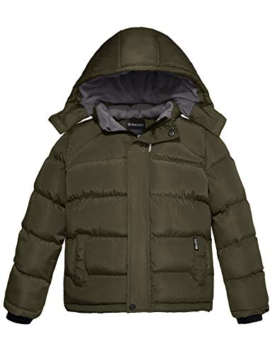 Stylish and Functional Boys Puffer Jacket for Cold Weather with Removable Hood