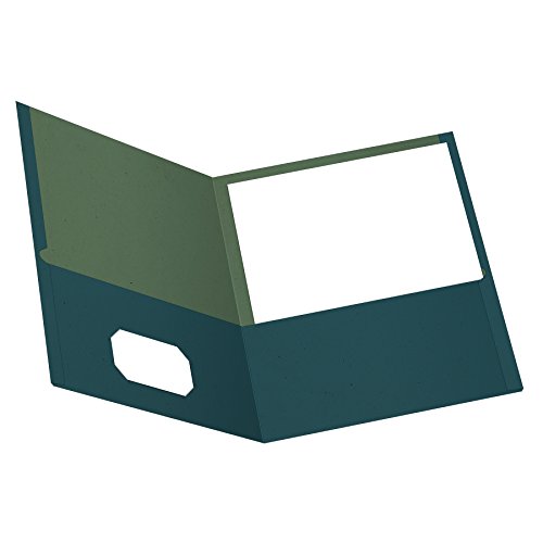 Letter Size Earthwise by Oxford Twin Pocket Folders 78513 25 per Box of Assorted Colours