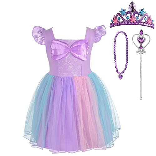 Dressy Daisy Princess Dress Up Clothes Halloween Fancy Party Tulle Skirt Summer Outfit for Baby  Toddler Girls