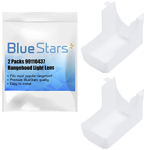 Ultra Durable 99110437 Range Hood Light Lens Replacement Part by BlueStars  Exact Fit for Broan Range  Replaces 88169 E2099110437 S99110437 AP3379470  PACK OF 2