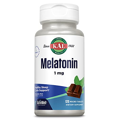 White Chocolate Mint 120 Count KAL Melatonin Activmelt