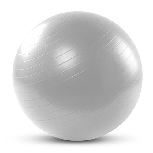 Silfrae 556575cm Yoga Ball Exercise Ball AntiSlip  AntiBurst Pilate Balance Ball with Pump for Fitness Home and Office