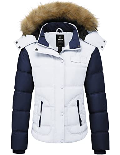 Thicker Quilted Puffer Jacket Warm Parka Coat with Hood by Wantdo for Women Winter