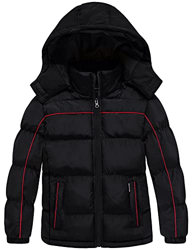 Wantdo Boy39s Warm Winter Coat Waterproof Down Parka Thicken Filling Puffer Jacket with Hood