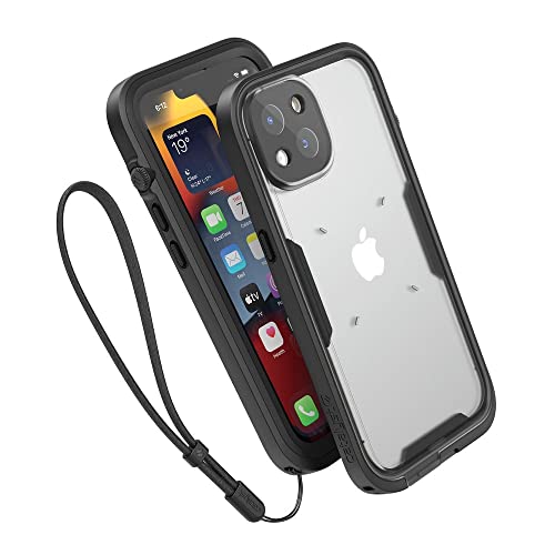 Catalyst 33ft Waterproof Case Designed for iPhone 13 Pro  Drop Proof 66ft Clear Back Compatible with Catalyst Crux Accessories Stealth Black