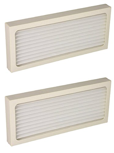 Nispira Air Filter Replacement Compatible with Hamilton Beach TrueAir Ultra Quiet True Air Purifier 04386A 04383 04385 04384 990051000 2 Packs